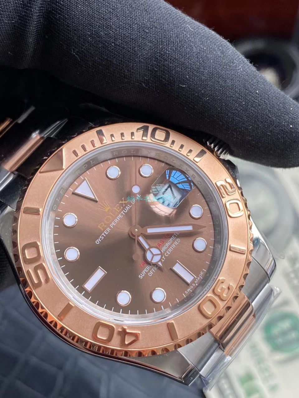 AR Factory  top 复刻高仿玫瑰金 Rolex  Yacht-Master 系列m126621-0001 wrist watch  / R608