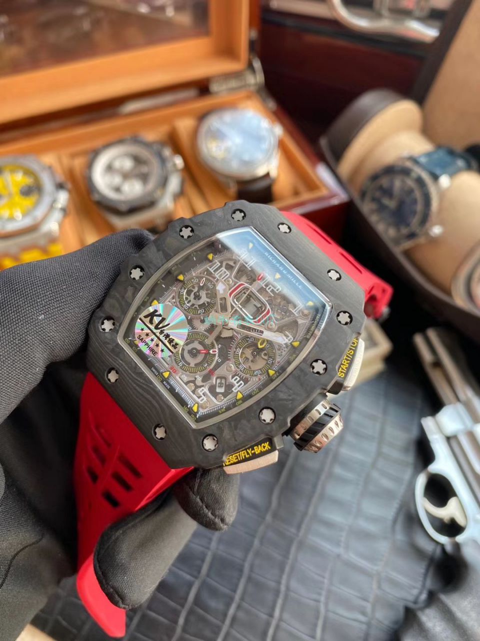 KV Factory 一比一精仿手表RICHARD MILLE RICHARD MILLE RM011最新V2升级 / KV011V2B