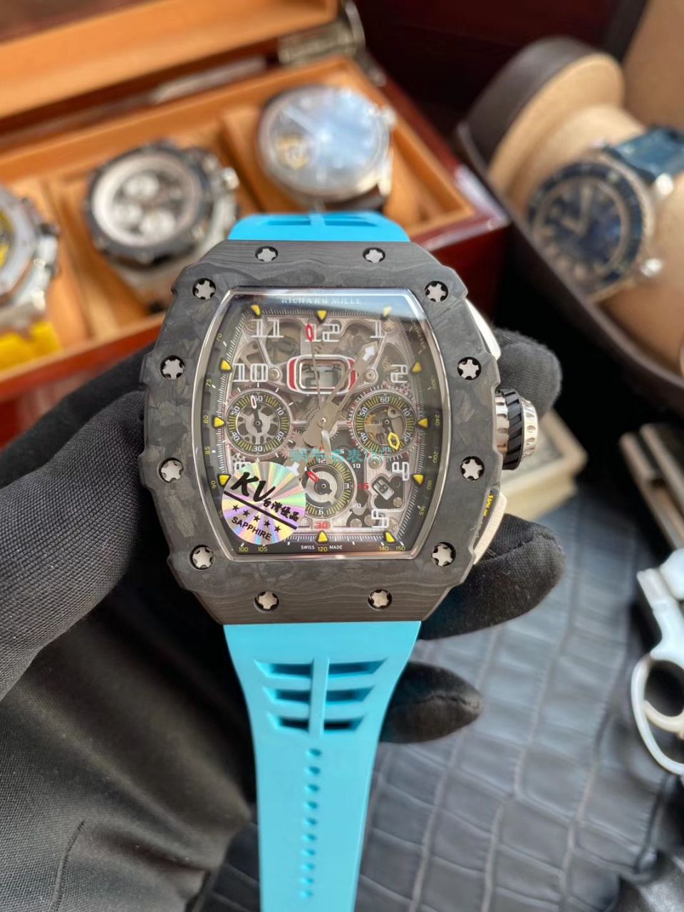 KV Factory 一比一精仿手表RICHARD MILLE RICHARD MILLE RM011最新V2升级 / KV011V2B