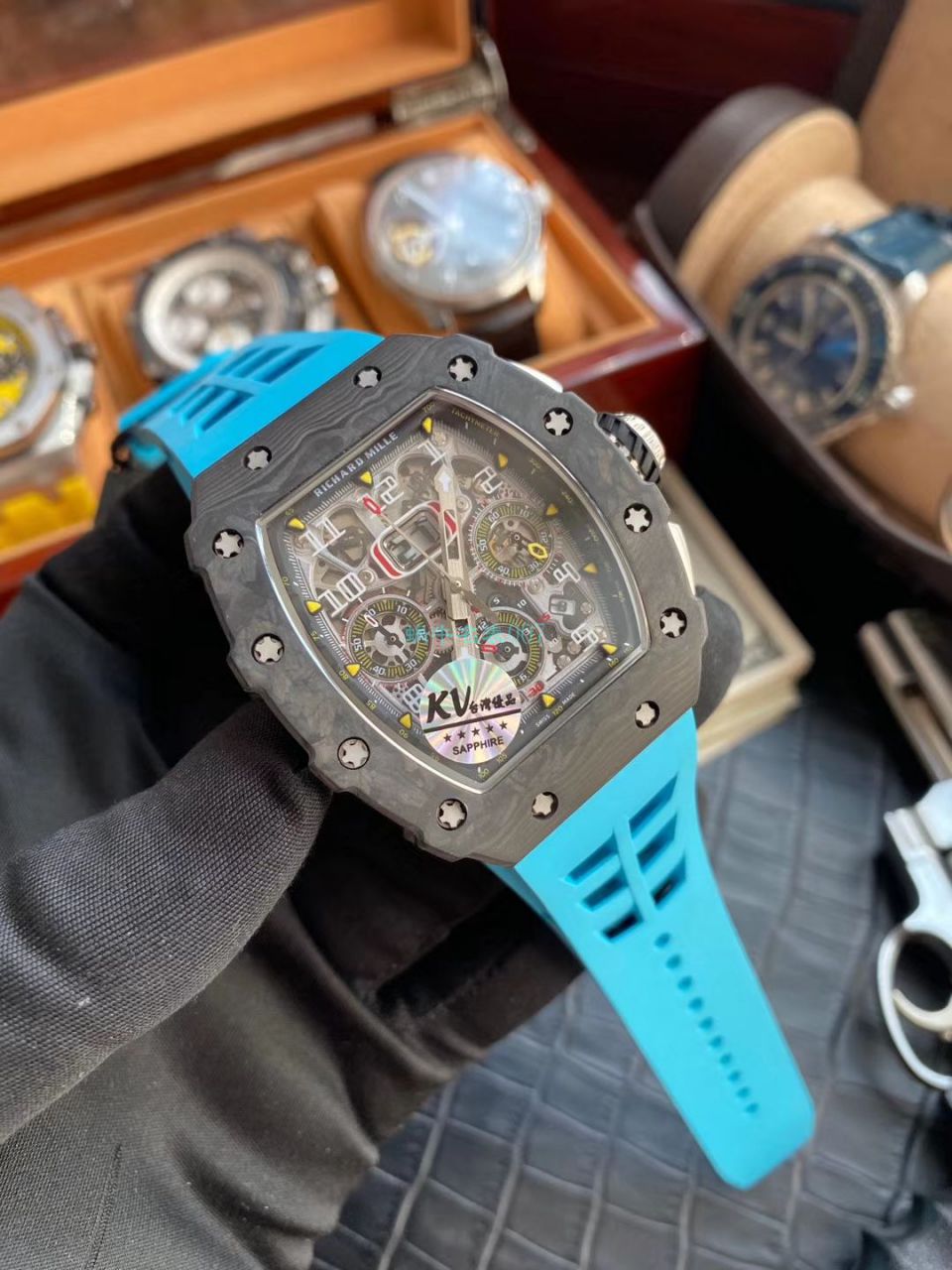 KV Factory 一比一精仿手表RICHARD MILLE RICHARD MILLE RM011最新V2升级 / KV011V2B