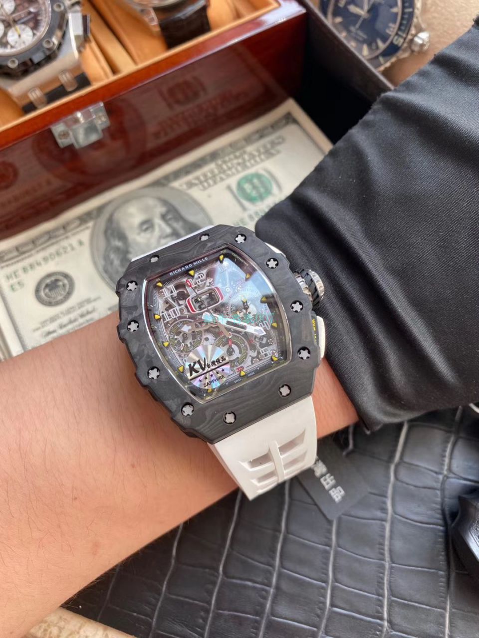 KV Factory 一比一精仿手表RICHARD MILLE RICHARD MILLE RM011最新V2升级 / KV011V2B