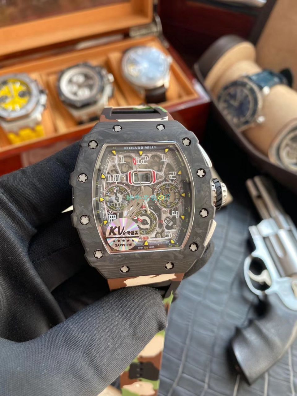 KV Factory V2全新升级版 top 复刻 RICHARD MILLE 手表RM 011男士系列 / KV011V2A