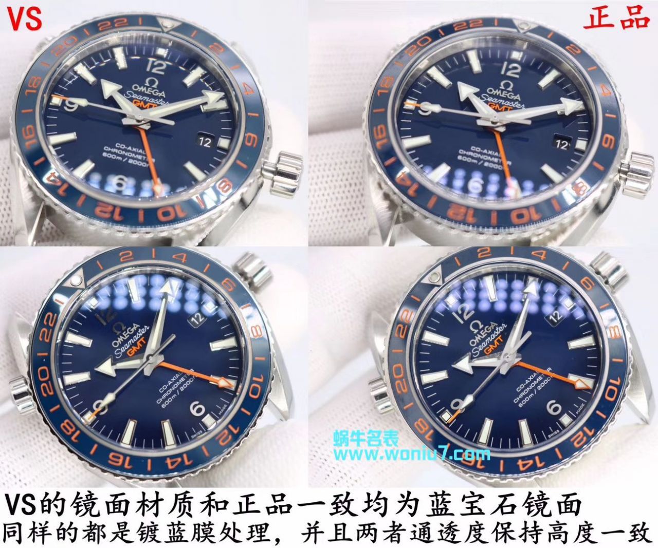 VS Factory 高仿OMEGA Seamaster 600米GMT美好星球232.30.44.22.03.001，232.30.44.22.01.001，232.30.44.22.01.002 / M356VS