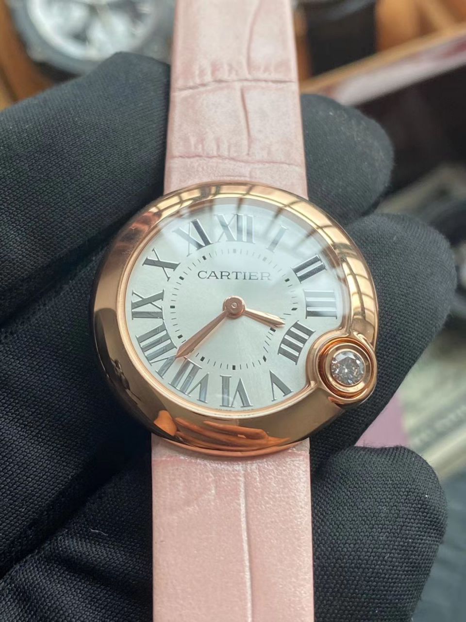 V6 Factory 超A高仿女士手表 Cartier  白气球WGBL0005，WGBL0003 / K279