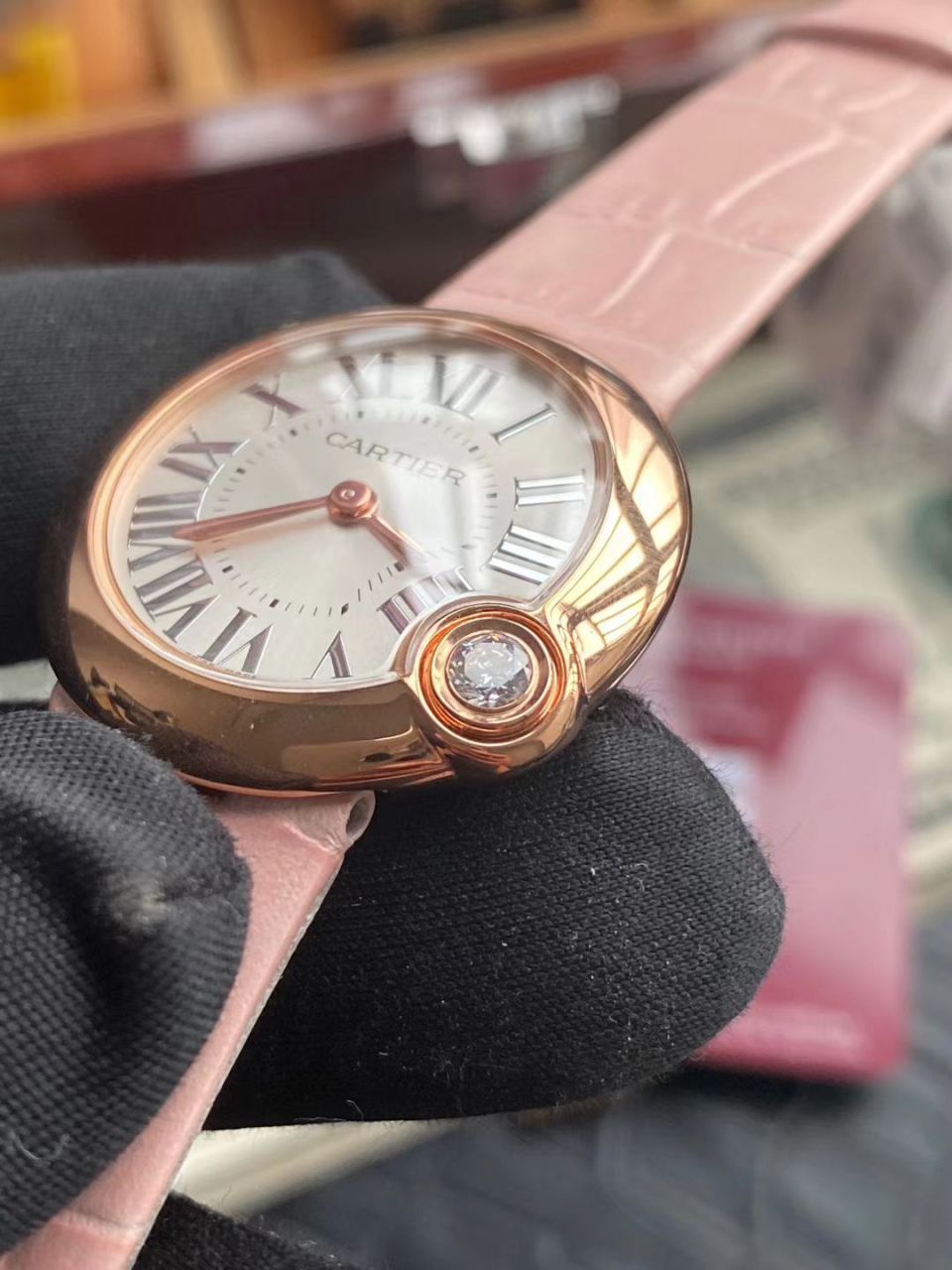 V6 Factory 超A高仿女士手表 Cartier  白气球WGBL0005，WGBL0003 / K279
