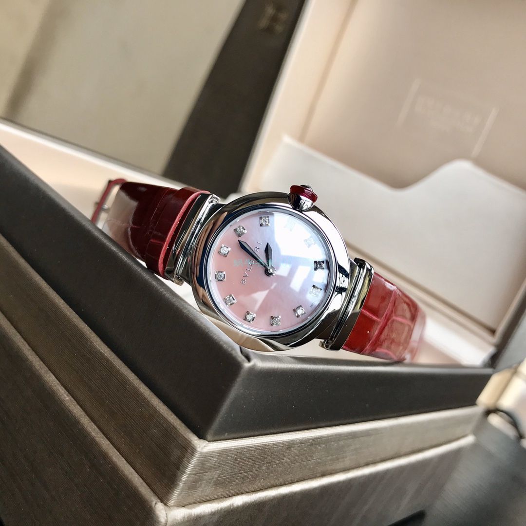 渠道原单真钻女表 BVLGARI LVCEA系列102608 LU28C2SL/12 wrist watch  / BG037