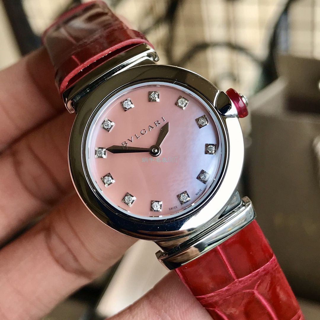 渠道原单真钻女表 BVLGARI LVCEA系列102608 LU28C2SL/12 wrist watch  / BG037