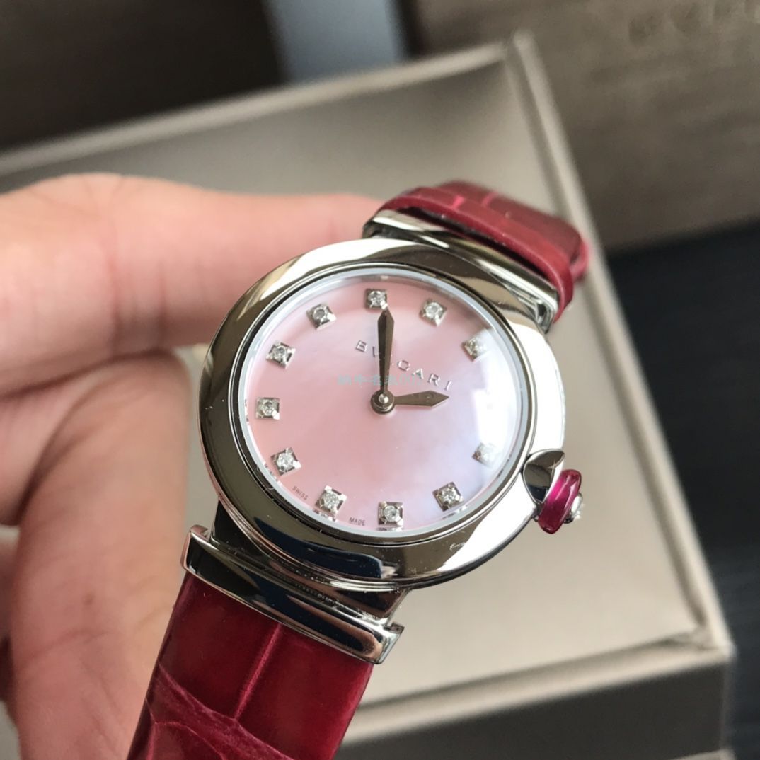渠道原单真钻女表 BVLGARI LVCEA系列102608 LU28C2SL/12 wrist watch  / BG037
