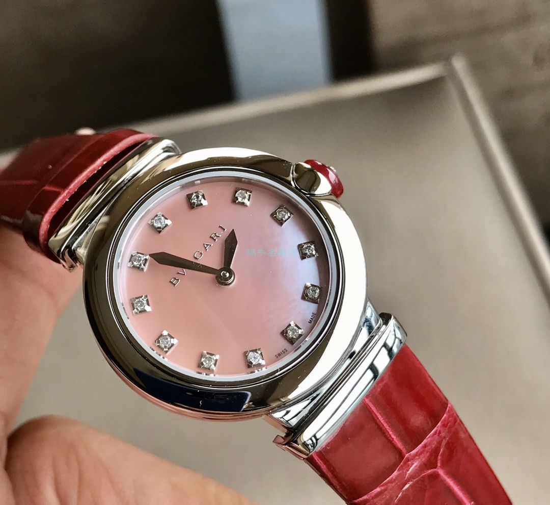 渠道原单真钻女表 BVLGARI LVCEA系列102608 LU28C2SL/12 wrist watch  / BG037