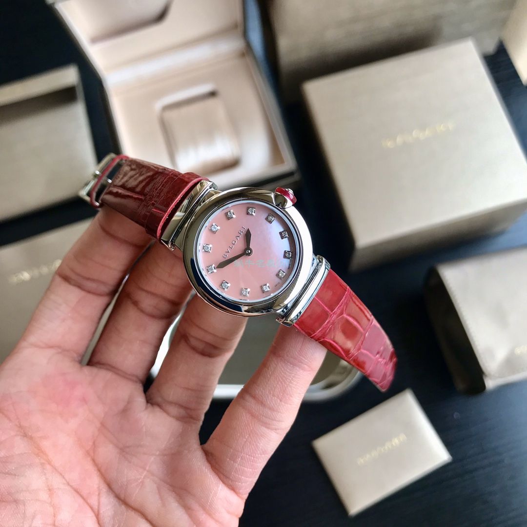 渠道原单真钻女表 BVLGARI LVCEA系列102608 LU28C2SL/12 wrist watch  / BG037