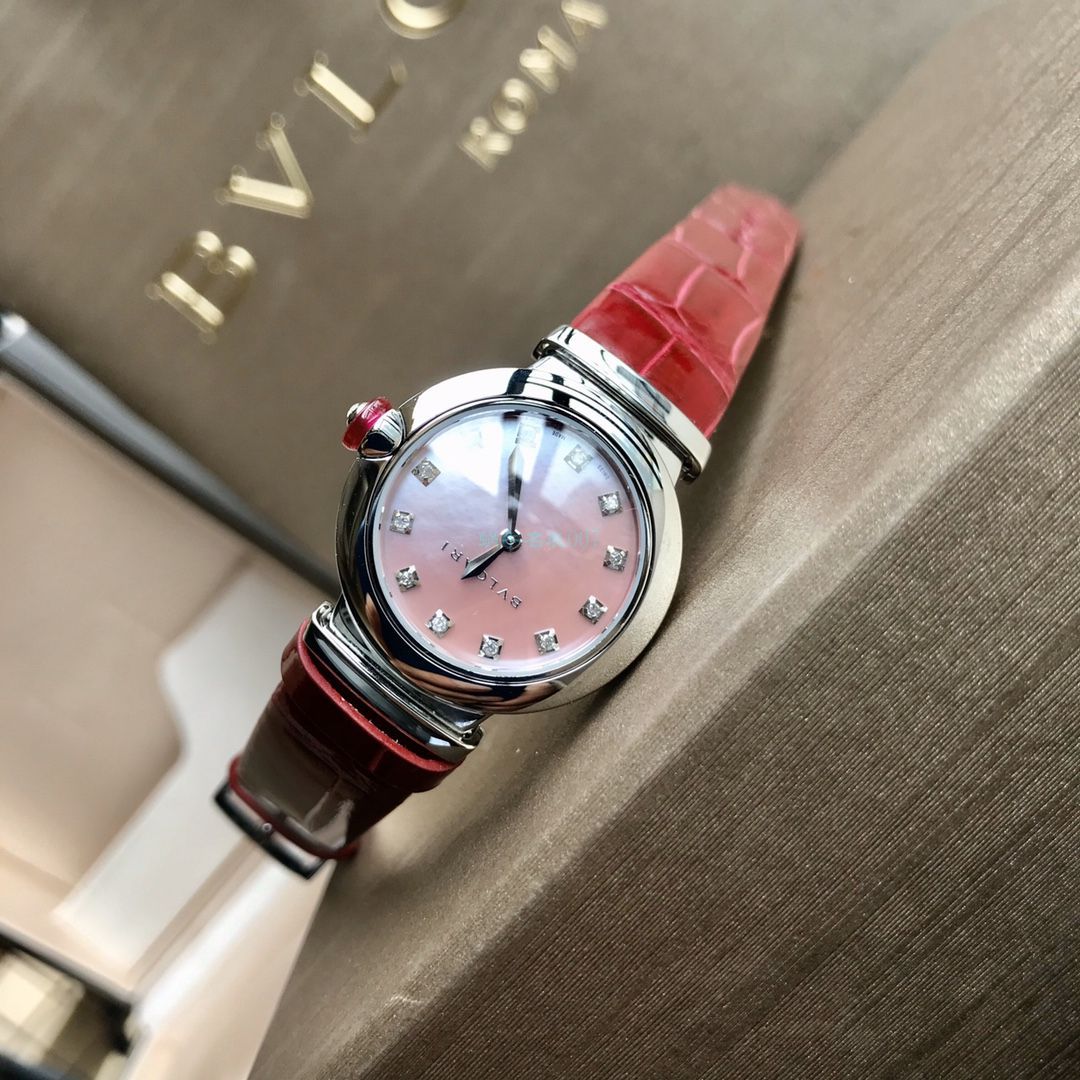 渠道原单真钻女表 BVLGARI LVCEA系列102608 LU28C2SL/12 wrist watch  / BG037