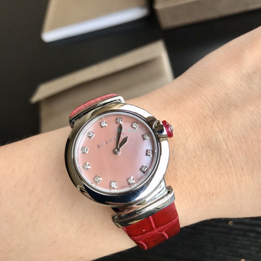 渠道原单真钻女表 BVLGARI LVCEA系列102608 LU28C2SL/12 wrist watch  / BG037