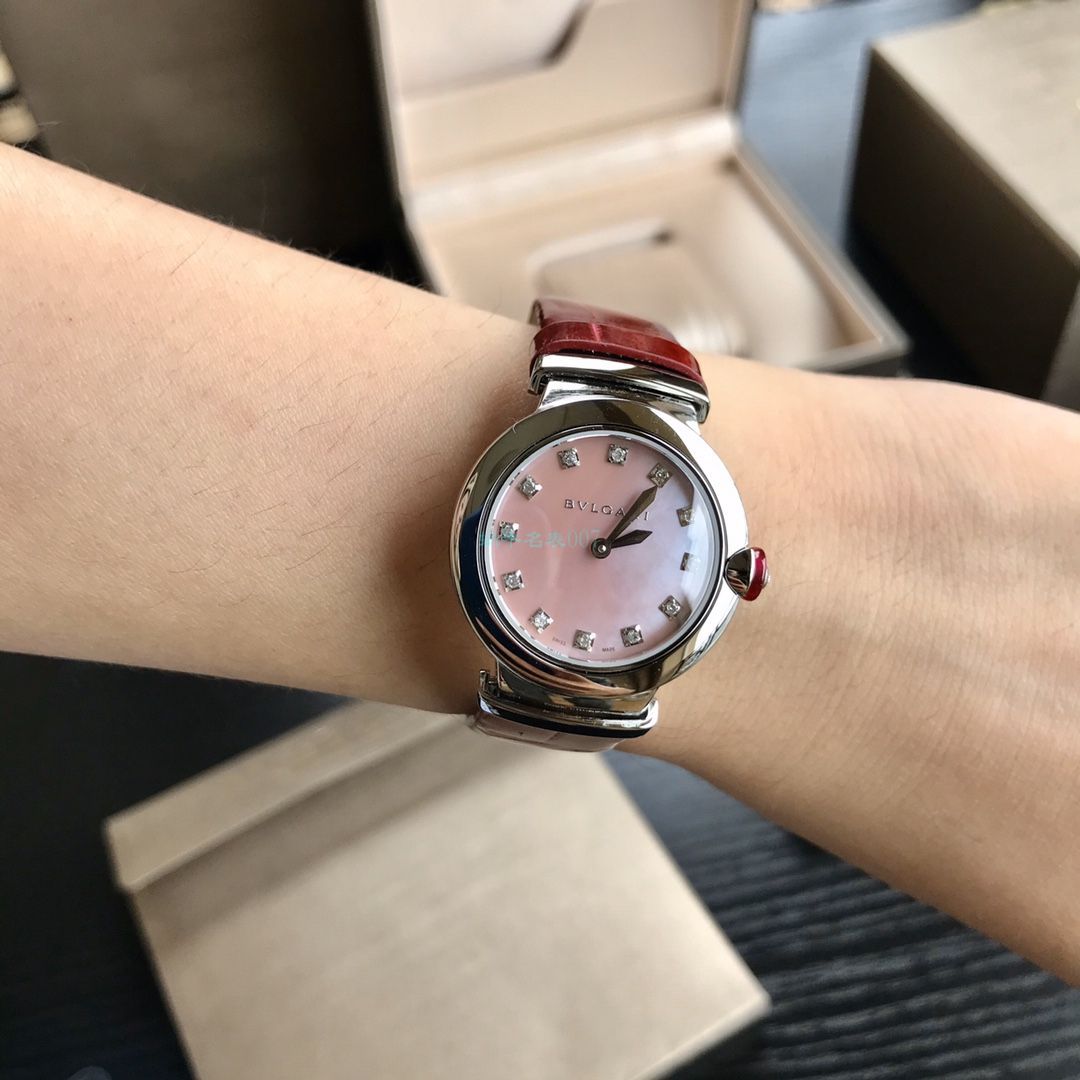 渠道原单真钻女表 BVLGARI LVCEA系列102608 LU28C2SL/12 wrist watch  / BG037