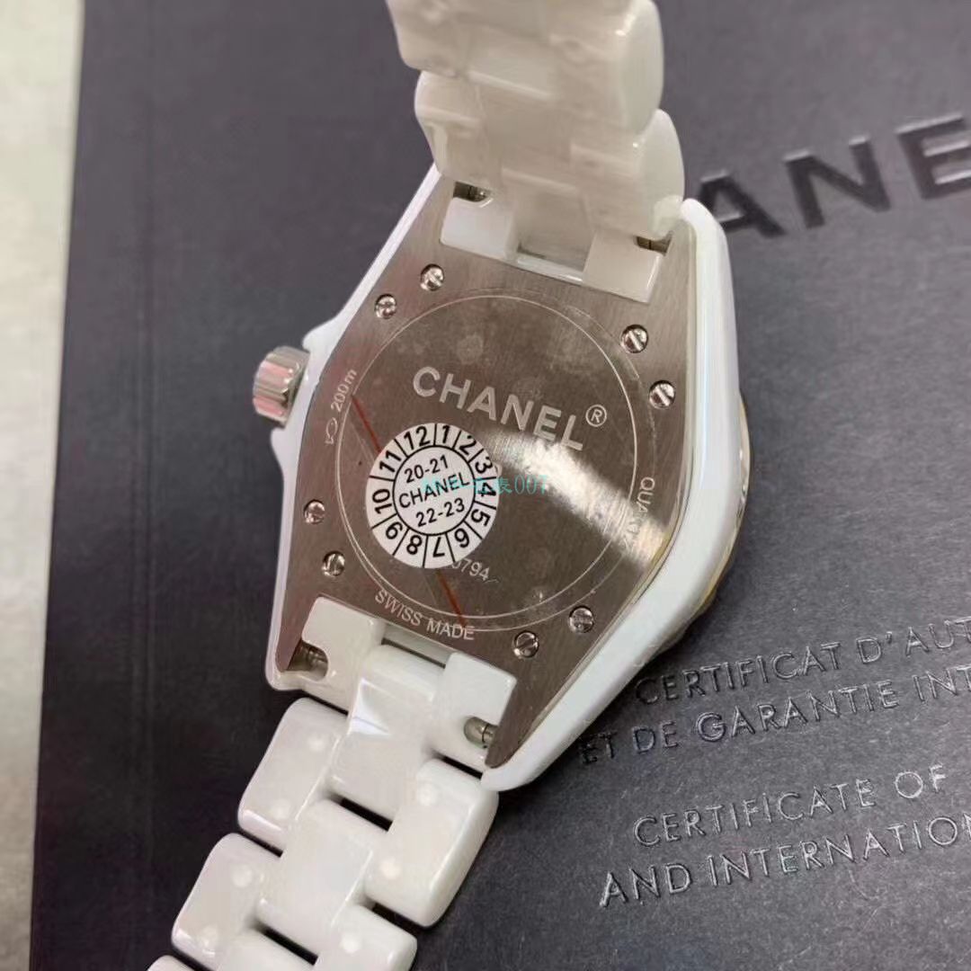 独家原单专柜一致香奈儿经典J12系列女士 wrist watch H5704，H5513钻石款 / X056