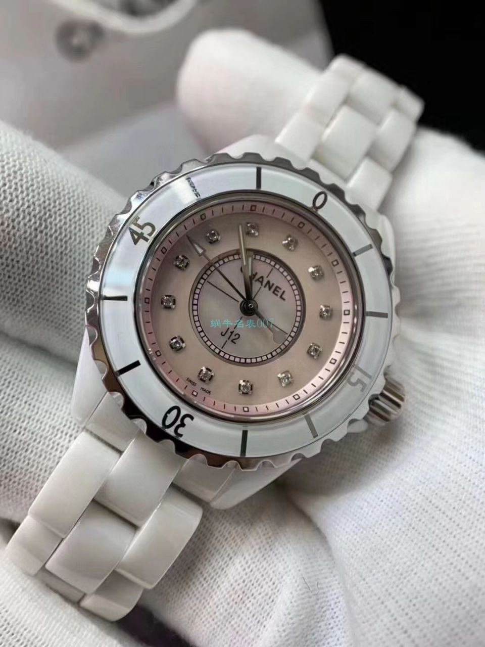 独家原单专柜一致香奈儿经典J12系列女士 wrist watch H5704，H5513钻石款 / X056