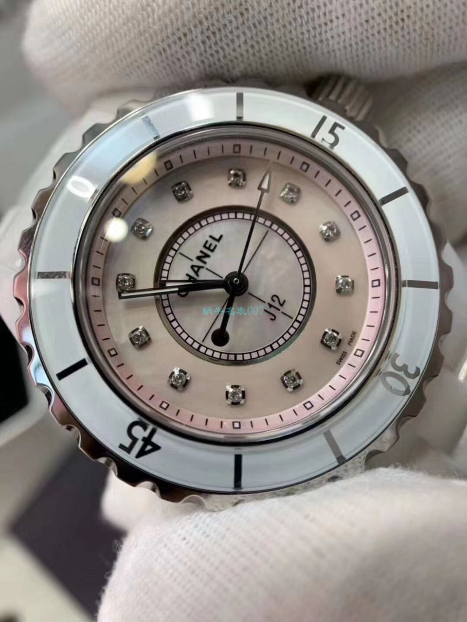 独家原单专柜一致香奈儿经典J12系列女士 wrist watch H5704，H5513钻石款 / X056
