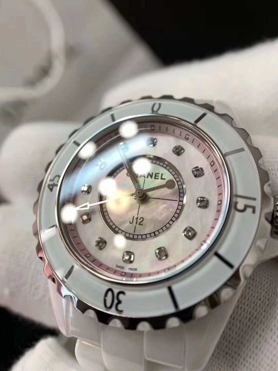 独家原单专柜一致香奈儿经典J12系列女士 wrist watch H5704，H5513钻石款 / X056