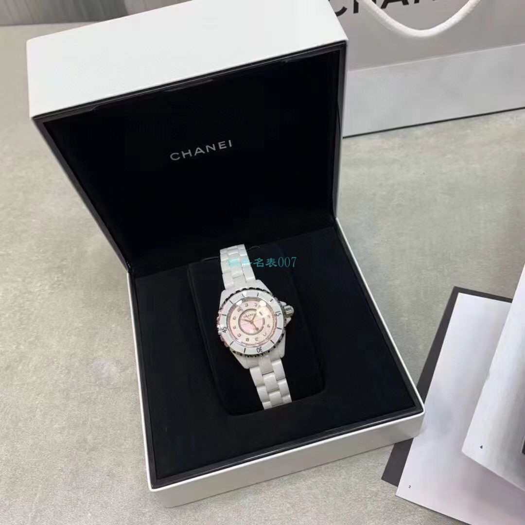 独家原单专柜一致香奈儿经典J12系列女士 wrist watch H5704，H5513钻石款 / X056