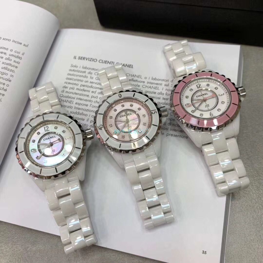 独家原单专柜一致香奈儿经典J12系列女士 wrist watch H5704，H5513钻石款 / X056