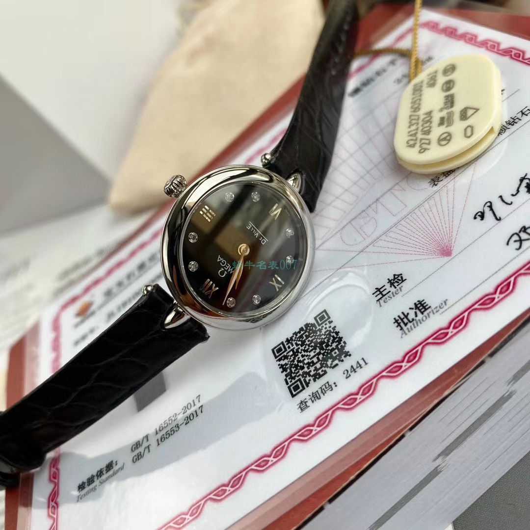 原单真钻女表OMEGA碟飞424.13.27.60.51.001，424.13.27.60.52.001 wrist watch  / M698B