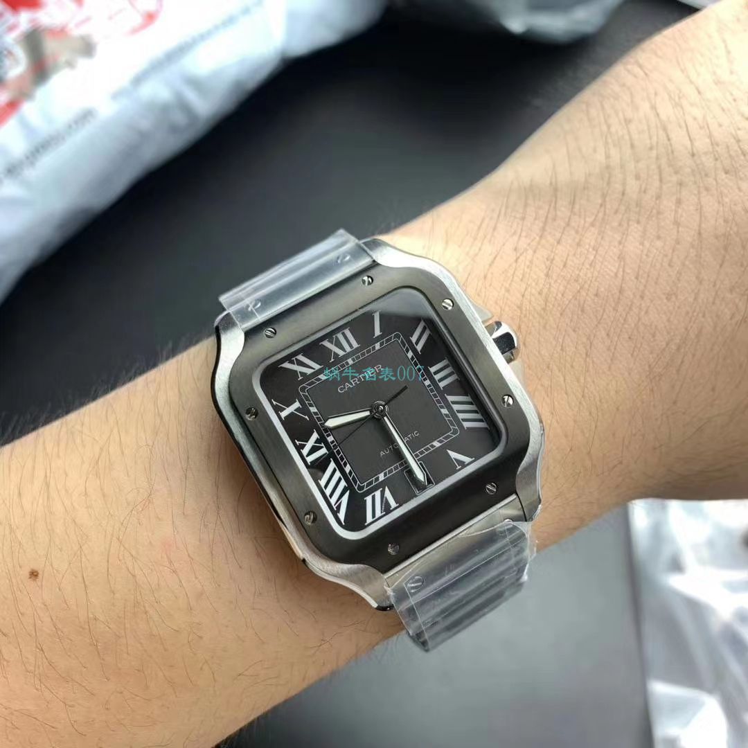 V6 Factory 复刻高仿手表 Cartier   Santos WSSA0037（大号男装） wrist watch  / K280