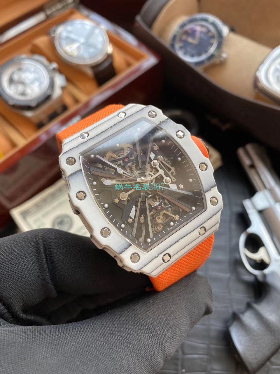客定改装RICHARD MILLE RICHARD MILLE 复刻高仿RM 12-01限量 Tourbillon  wrist watch  / RM12-01