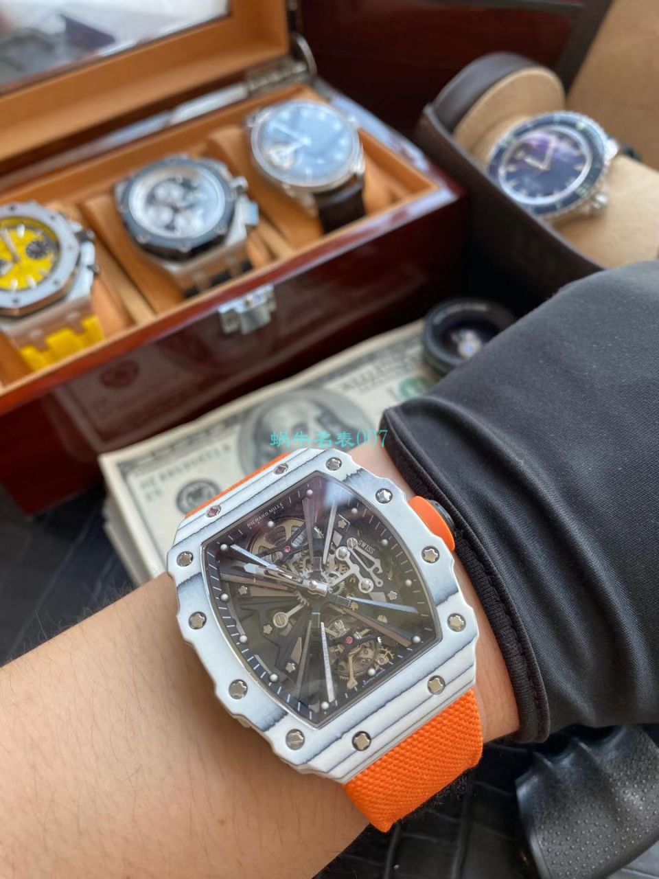 客定改装RICHARD MILLE RICHARD MILLE 复刻高仿RM 12-01限量 Tourbillon  wrist watch  / RM12-01
