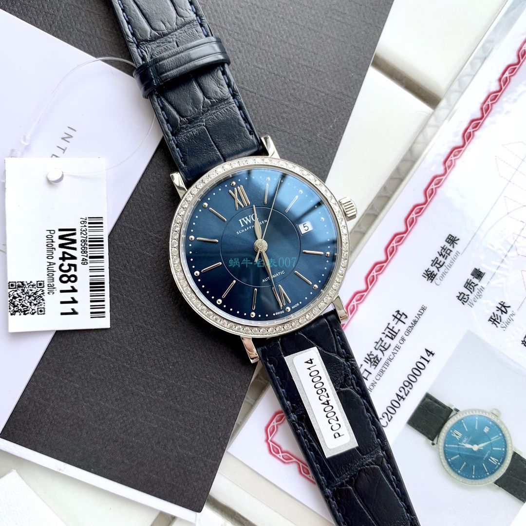 原单真钻 IWC 女装柏涛菲诺系列IW458111 wrist watch  / WG526