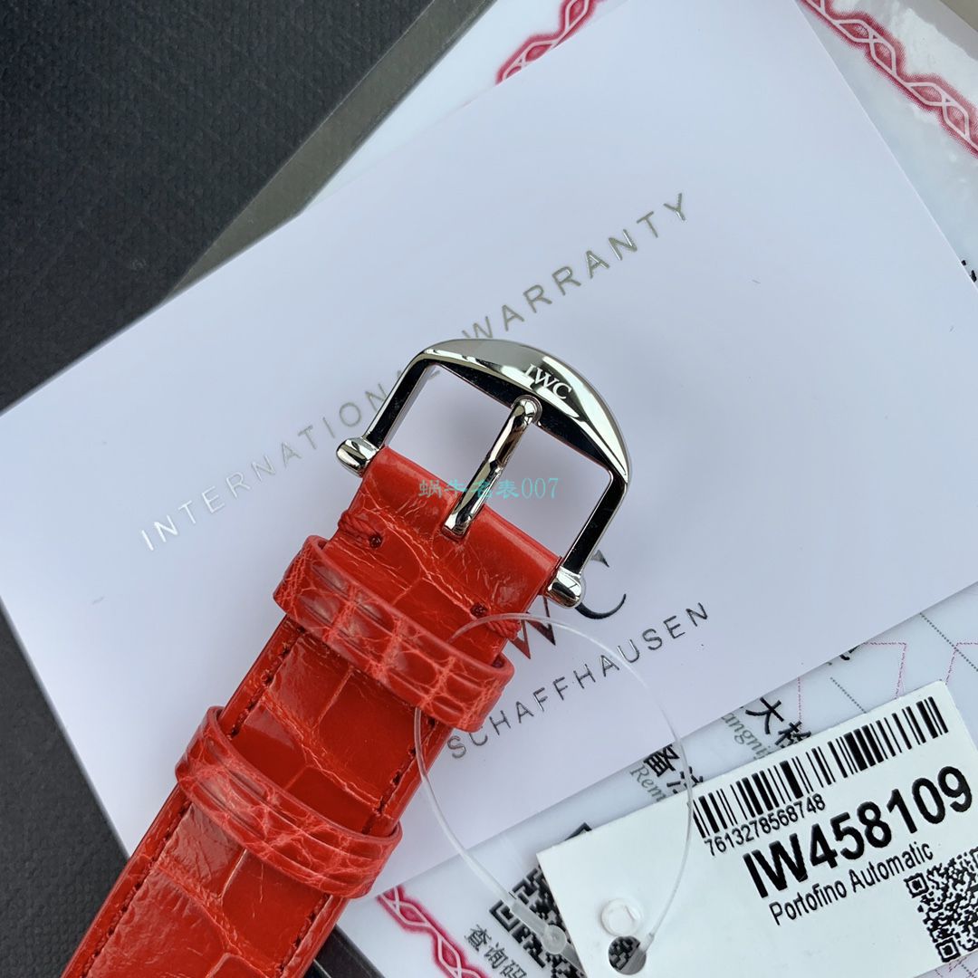 原单真钻IWC女表 IWC 柏涛菲诺系列IW458109 wrist watch  / WG527
