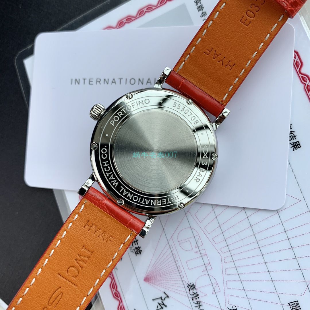 原单真钻IWC女表 IWC 柏涛菲诺系列IW458109 wrist watch  / WG527