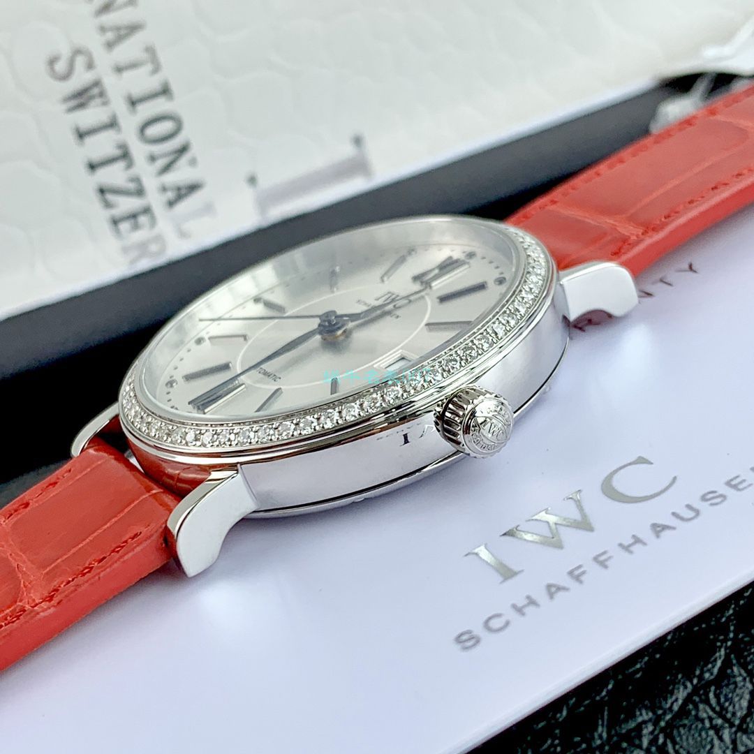 原单真钻IWC女表 IWC 柏涛菲诺系列IW458109 wrist watch  / WG527