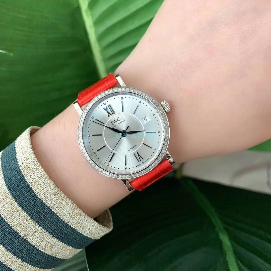原单真钻IWC女表 IWC 柏涛菲诺系列IW458109 wrist watch  / WG527