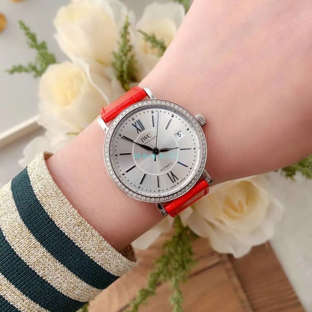 原单真钻IWC女表 IWC 柏涛菲诺系列IW458109 wrist watch  / WG527