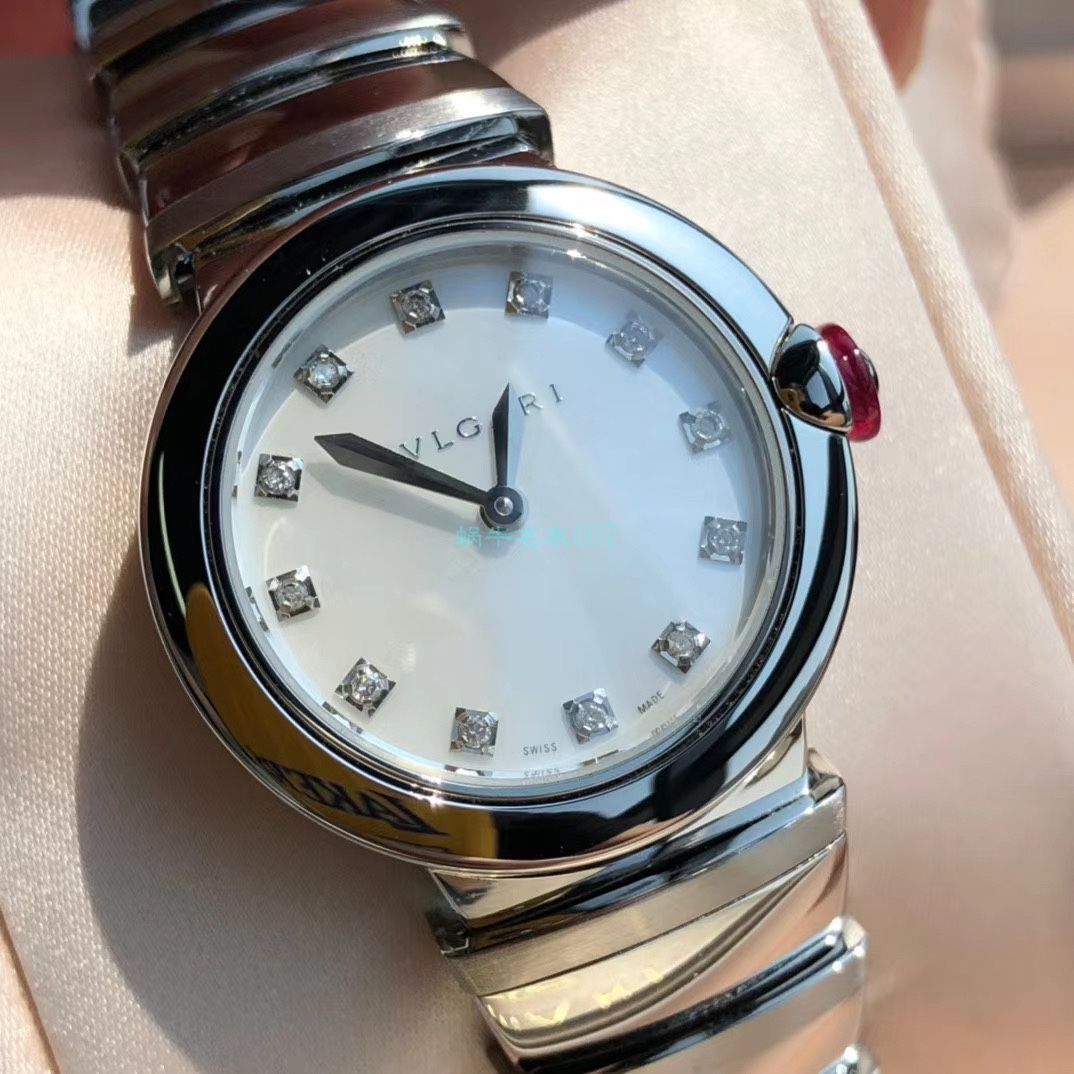 渠道真钻原单 BVLGARI LVCEA系列102196 LU28WSS/12女士 wrist watch  / BG033