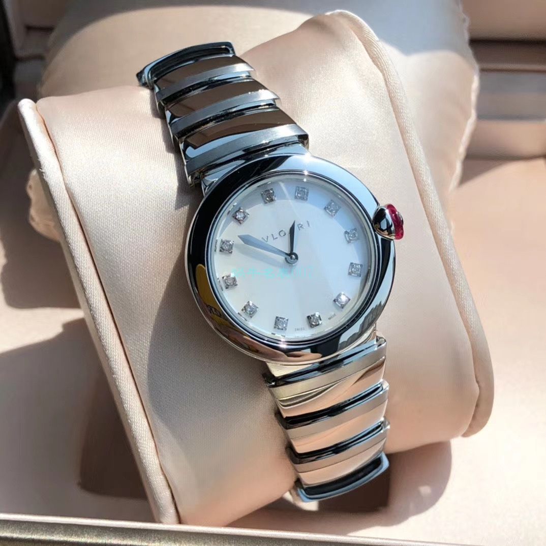 渠道真钻原单 BVLGARI LVCEA系列102196 LU28WSS/12女士 wrist watch  / BG033