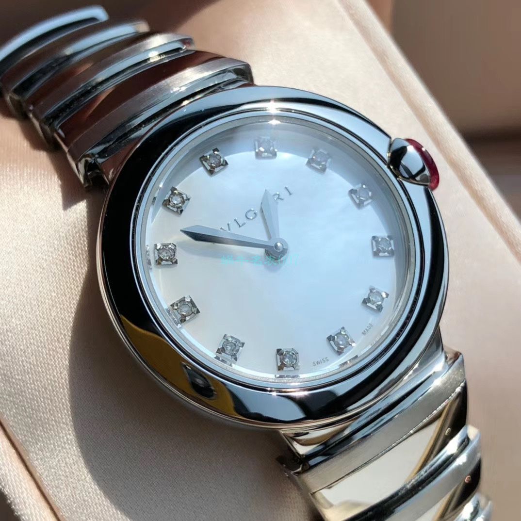 渠道真钻原单 BVLGARI LVCEA系列102196 LU28WSS/12女士 wrist watch  / BG033
