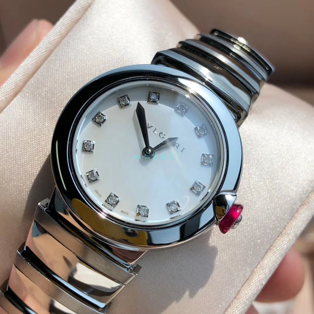 渠道真钻原单 BVLGARI LVCEA系列102196 LU28WSS/12女士 wrist watch  / BG033
