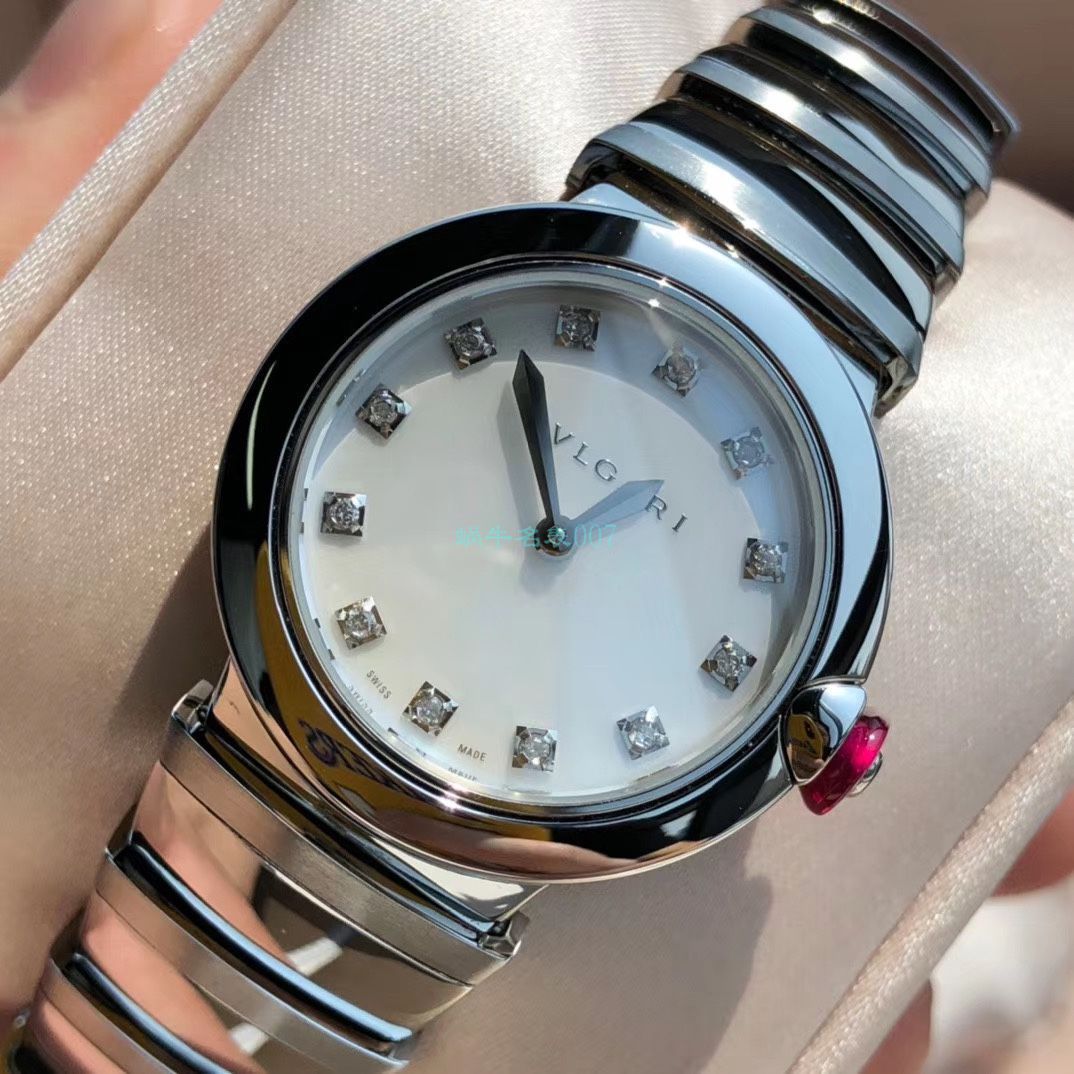 渠道真钻原单 BVLGARI LVCEA系列102196 LU28WSS/12女士 wrist watch  / BG033