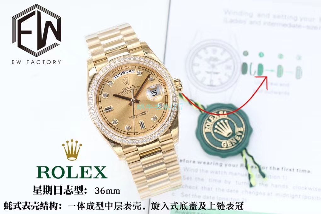 EW Factory  Rolex  top 复刻高仿36 Datejust m126283rbr-0012，m126281rbr-0016，m126284rbr-0024 wrist watch  / R601