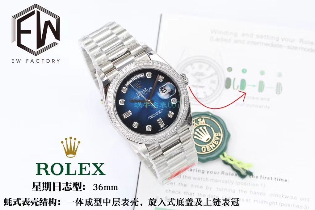 EW Factory  Rolex  top 复刻高仿36 Datejust m126283rbr-0012，m126281rbr-0016，m126284rbr-0024 wrist watch  / R601