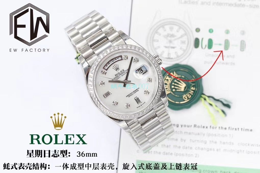 EW Factory  Rolex  top 复刻高仿36 Datejust m126283rbr-0012，m126281rbr-0016，m126284rbr-0024 wrist watch  / R601