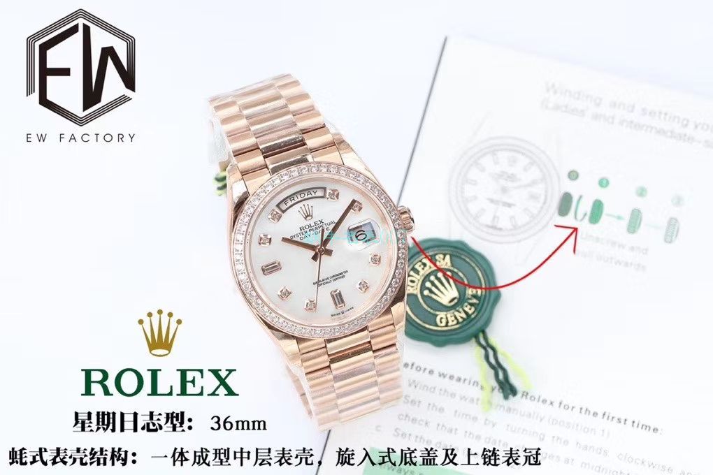 EW Factory  Rolex  top 复刻高仿36 Datejust m126283rbr-0012，m126281rbr-0016，m126284rbr-0024 wrist watch  / R601