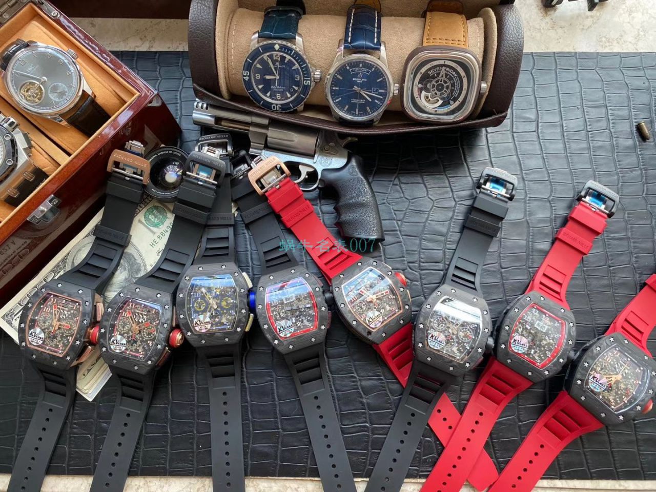 KV台湾 Factory V2升级版锻造 carbon fiber  RICHARD MILLE 复刻高仿手表男士系列RM 011 wrist watch  / KVRM011V2C