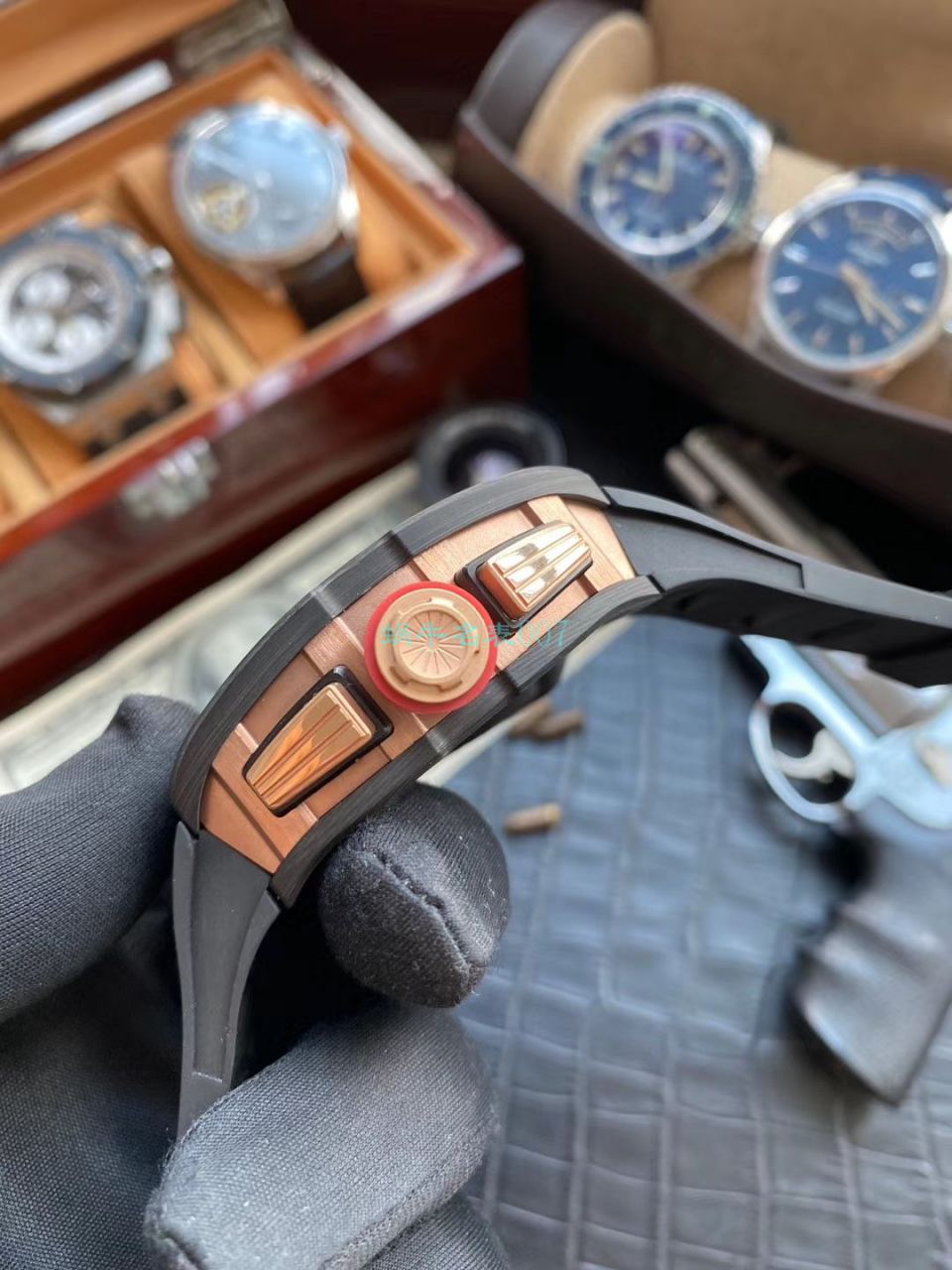 KV台湾 Factory V2升级版锻造 carbon fiber  RICHARD MILLE 复刻高仿手表男士系列RM 011 wrist watch  / KVRM011V2C