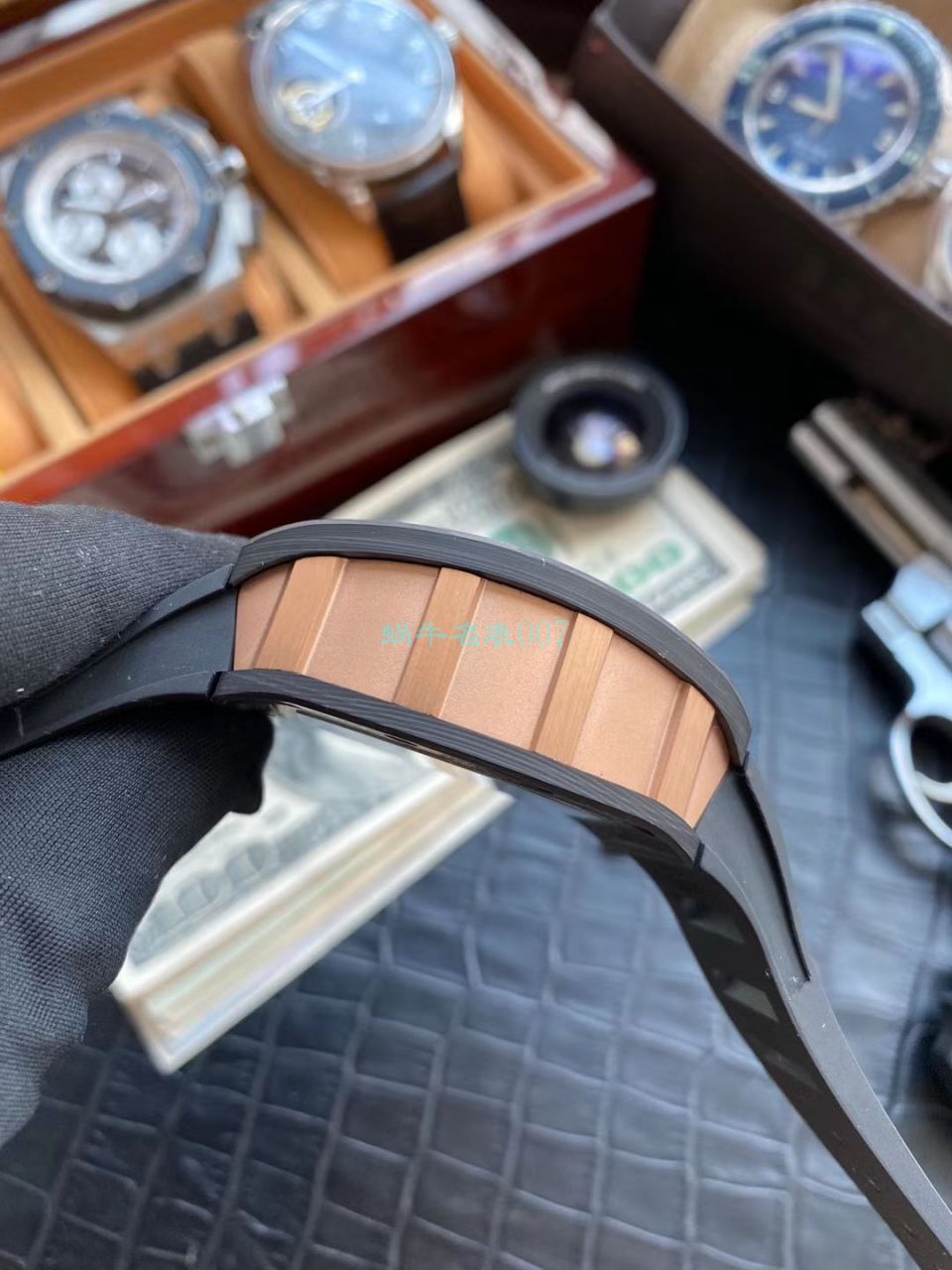 KV台湾 Factory V2升级版锻造 carbon fiber  RICHARD MILLE 复刻高仿手表男士系列RM 011 wrist watch  / KVRM011V2C