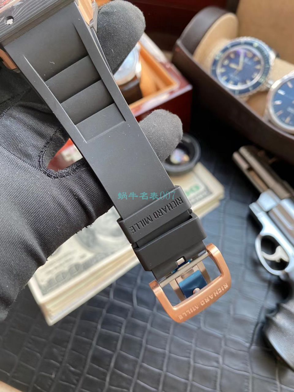 KV台湾 Factory V2升级版锻造 carbon fiber  RICHARD MILLE 复刻高仿手表男士系列RM 011 wrist watch  / KVRM011V2C