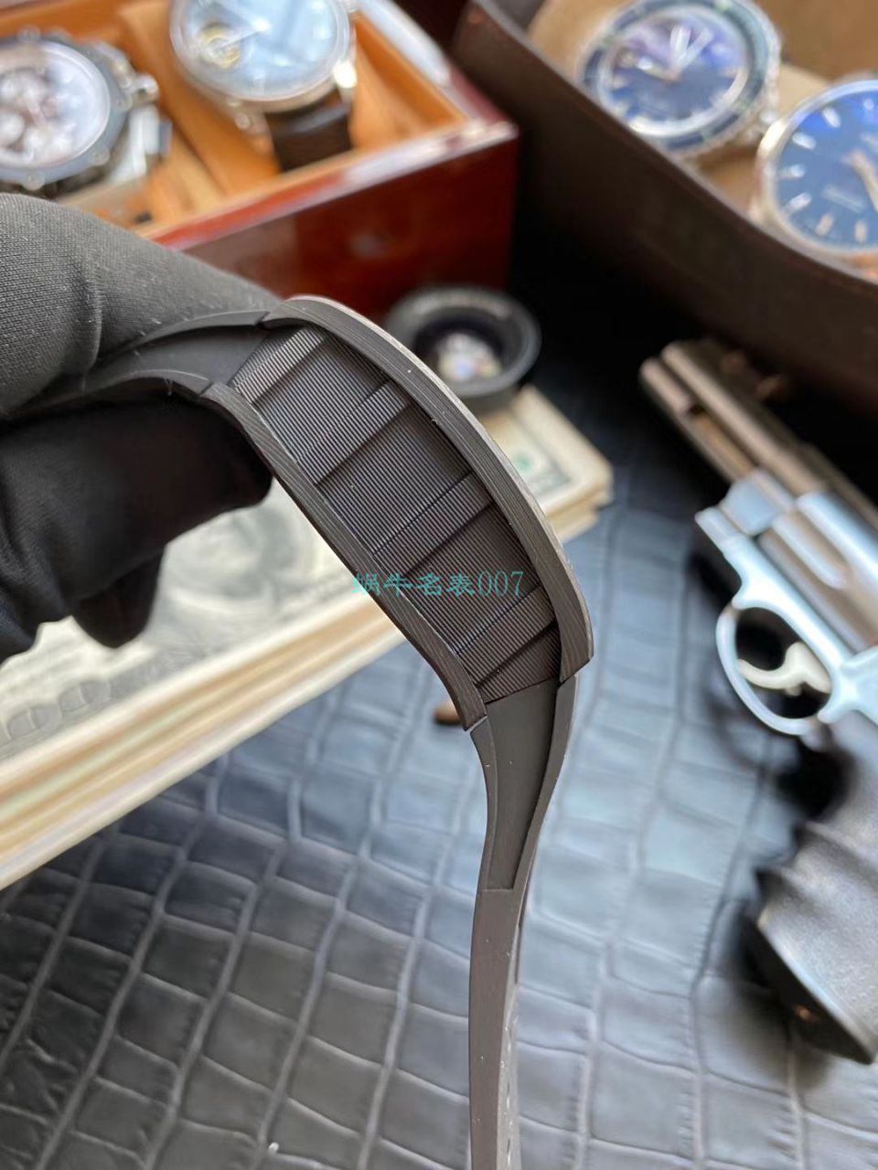 KV台湾 Factory V2升级版锻造 carbon fiber  RICHARD MILLE 复刻高仿手表男士系列RM 011 wrist watch  / KVRM011V2C