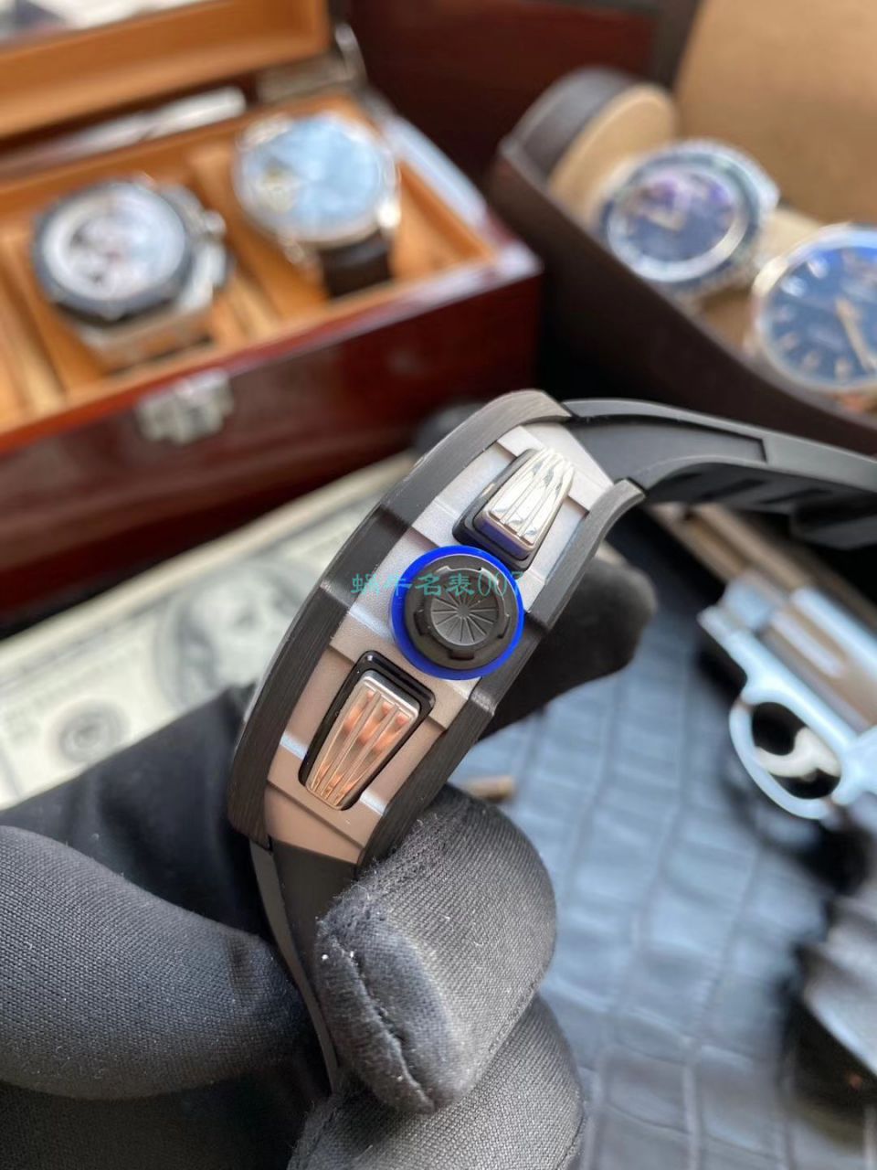 KV台湾 Factory V2升级版锻造 carbon fiber  RICHARD MILLE 复刻高仿手表男士系列RM 011 wrist watch  / KVRM011V2C