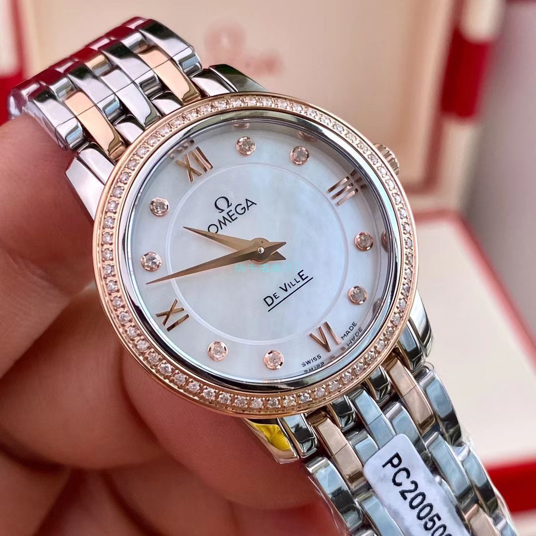 渠道原单真钻OMEGA碟飞女表424.25.27.60.52.001 wrist watch (蝶舞) / M701