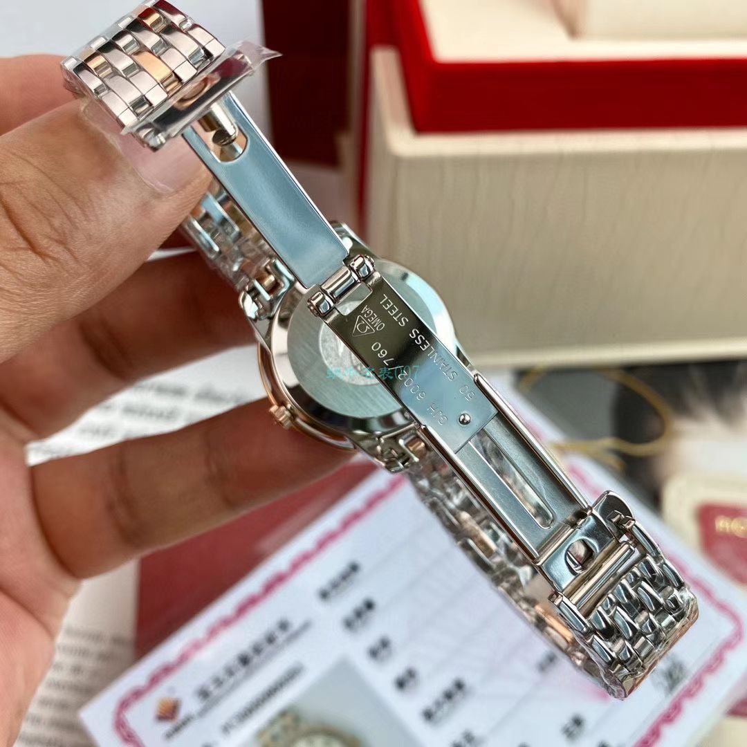 渠道原单真钻OMEGA碟飞女表424.25.27.60.52.001 wrist watch (蝶舞) / M701